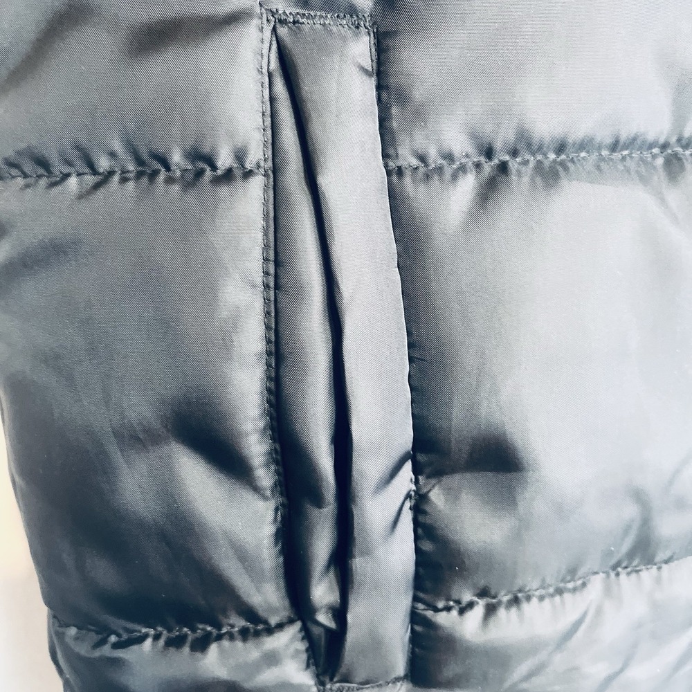 Ecko Unltd. Puffer Vest  Lg Black Full Zip Up Quilted Sleeveless Y2K Raw & Uncut - Picture 5 of 15